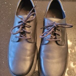 New Men's Black Rockport Waterproof Laced Dress Shoes, Size 9.5